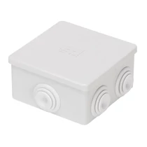 Doboz falonkívüli d23 pattintható műanyag 95.5mm x 95.5mm 45.5mm szürke IP44 44CE GEWISS
