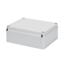 Doboz falonkívüli d48 fém csavarral műanyag 236mm x 316mm 128mm szürke IP56 44CE GEWISS