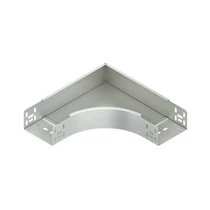 Kábeltálca 90° idom 200mmx 60mm-ma 90° szalaghorganyzott acél RES 60.200 Niedax