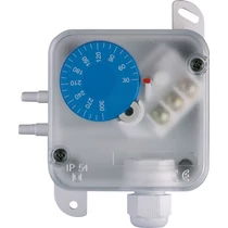 Nyomáskülönbség-kapcsoló gáz/levegőre 30Pa- 500Pa 3A/ 250V 7mm-átm PS500 Thermokon