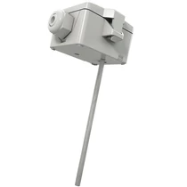 Hőérzékelő légcsatornába NTC20k V4A 150mm merülő hőérzékelő AKF10+ NTC Thermokon