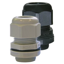 Tömszelence PG 7 ellenanyával műanyag világosszürke 3.5-6mm-kábelátmérőhöz Haupa