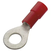 Szemes saru DIN 46237 0,5-1,5mm2 8M/csavar gyűrűs-alakú PVC piros réz ónozott PSZ8 Haupa