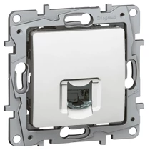 Niloé adatcsatlakozó dugalj UTP RJ45 8(8) Cat6 fehér csavaros LEGRAND