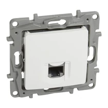 Niloé adatcsatlakozó dugalj UTP RJ45 8(8) Cat5e fehér csavaros LEGRAND