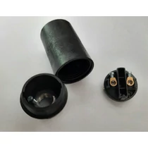 Izzólámpa foglalat 2A 250V Edison-menetes műanyag csavaros M10x1 F14-301m LEGRAND