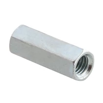 Menetes szár toldó galván/elektrolit horganyzott acél hatszög fejű M10x 30mm WALRAVEN