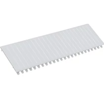Modultakaró 12M (219mm), 0,5M-ként törhető, RAL9010 (krémfehér)