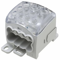 Sorkapocs elosztóblokk 232A sínrepattintható 1x95+2x35+8x25mm2 1-pólus PDB270 (PVB230) LEIPOLD