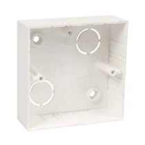 Vezetékcsatorna elosztódoboz műanyag 82mmx 82mm 28mm fehér 4mm2-vezetőhöz(max.) LK KOPOS