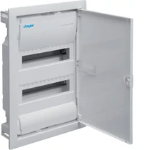 Volta kiselosztó IP30, 2x12M, süllyesztett, teli ajtós, 470x314,5x87mm falkivágásba