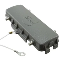 Védőfedél ipari sokpólusú csatlakozóhoz retesszel Han B Protect Cover Die Cast for Base HARTING
