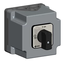 Szakaszoló be-ki kapcsoló 20A 3P 5.5kW/400VAC-3 tokozott fekete A 105/6.I1N0200 MERZ