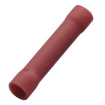 Toldóhüvely szigetelt réz ónozott 0,5-1,0mm2 piros ütközős összekötő PVC szig. PTH Haupa