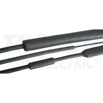 Zsugorcső fekete gyantás 140mm/ 42mm-átmérő 1m 3:1-zsugor közepes falú melegzsugor TRACON