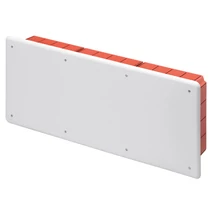 Süllyesztett kötő-/szerelvénydoboz DIN-sínnel téglalap 516mmx 202mmx műanyag piros GEWISS