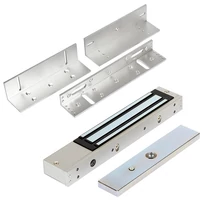 Síkmágnes Z-L konzol-szettel 12/24VDC 2300N-hatóerő szögletes falonkívüli alumínium OVERGATE