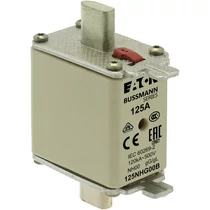 NH biztosítóbetét NH00 125A gL/gG 500V AC 120kA kombikijelző-kioldásjelzéssel Bussmann EATON