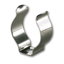Lengőtartó omega bilincs T5 fénycsőhöz króm acél 16.1mm-átmérő 7.9mm 16.1mm x 19.6mm x BJB