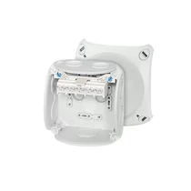 Kötődoboz 5x4x4mm2 falonkívüli 104mmx 104mmx 70mm szürke műanyag IP66 8 DK 0404 GZ Hensel