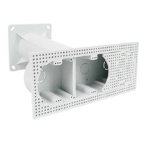 Süllyesztett szerelvénydoboz hőszigetelésbe műanyag 231mmx 120mm 247mm szürke KEZ KOPOS