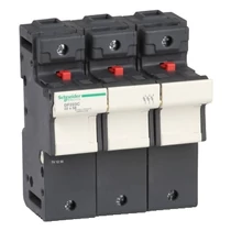 Biztosítós szakaszoló sorolható 125A 3P 22x58mm-betét 690V 6M kalapsínre TeSys DF2 Schneider