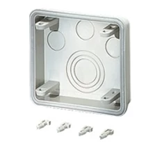 Zárófedél kikönnyített 150mmx 25mmx 100mm műanyag szürke Mi FM 15 Hensel
