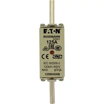NH biztosítóbetét NH0 125A gL/gG 500V AC 120kA kombikijelző-kioldásjelzéssel Bussmann EATON