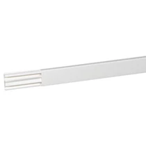 Vezetékcsatorna válaszfallal műanyag 40mm x 12.5mm 2100mm x fényesfehér kezeletlen DLP LEGRAND