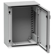 Szekrény fali teli ajtós műanyag 530mm 430mmx 200mmx IP66 szürke Thalassa PLM Schneider