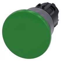 Gomba nyomófej d22 40mm zöld visszaugró SiriusAct SIEMENS