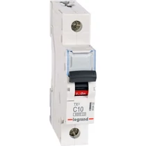 Kismegszakító 1P 10A C-jelleg 230V AC 6kA/60898 TX3 LEGRAND