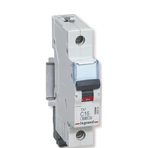 Kismegszakító 1P 16A C-jelleg 230V AC 6kA/60898 TX3 LEGRAND