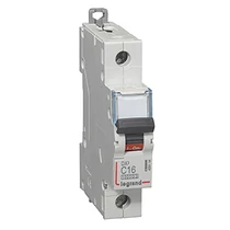 Kismegszakító 1P 16A C-jelleg 230V AC 10kA/60898 16kA/60947 DX3 LEGRAND