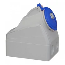 Ipari dugalj falra szerelhető 2P 32A 230V(50+60Hz) kék IP44 P17 Tempra PRO Dafr-322k06m LEGRAND