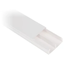 Minicsatorna válaszfallal 50mm x 2000mm kezeletlen műanyag fényesfehér DLP ECO mini LEGRAND