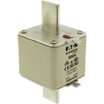 NH biztosítóbetét NH3 500A gL/gG 500V AC 120kA kombikijelző-kioldásjelzéssel Bussmann EATON