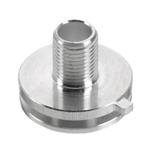 Adapter rögzítő világítási sín adapterhez forgó M10x1 fekete alumínium XTSA 57/12-9 LIVAL