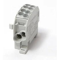 Fővezetéki leágazókapocs 152/100A Cu/Al ónozott szürke 2x25+2x16mm2 HLAK 25/16 L G LEIPOLD