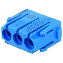 Ipari pneumatikus csőcsatlakozó modul apa/anya 6mm 3P csapos Han 3MOD HARTING