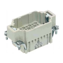 Ipari csatlakozó betét apa 42P 10A 250V krimpelt csapos termoplaszt-betét Han 42DD-STI-C HARTING