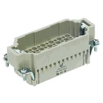 Ipari csatlakozó betét apa 72P 10A 250V krimpelt csapos termoplaszt-betét Han 72 DD-Sti-C HARTING