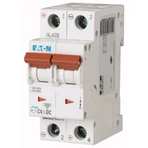 Kismegszakító 2P 4A C-jelleg 48V DC 10kA/60898 PL7-C4/2-DC EATON