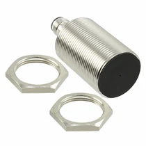 Induktív közelítésérzékelő síkbaálló 15mm-hatótáv menetes henger fém NPN záró 10-30V DC OMRON