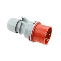 Ipari dugvilla lengő 3P+N+E 16A 5P 400V(50+60Hz) piros IP44 műanyag 6h-pozíció Turbo Shark PCE