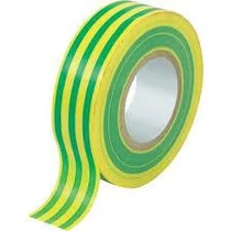 Szigetelőszalag zöld-sárga 19mm-sz 20m-ho ENERTECH