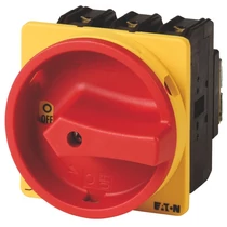 Szakaszoló fő- és vészkapcsoló 63A 4P 30kW/400VAC-3 beépíthető fix piros P3-63/EA/SVB/N EATON