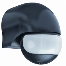 Mozgásérzékelő falra 12m/előre 180° PIR 1000W 230V fekete IP44 McGuard mini BM180sw GROTHE