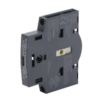 Segédérintkező blokk szakaszolóhoz beépíthető 1-z 1-ny 10A/AC15/230V csavaros Sirco M SOCOMEC