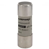 Hengeres biztosítóbetét gG 22x58mm 80A AC690V FR22GG69V80 MERSEN